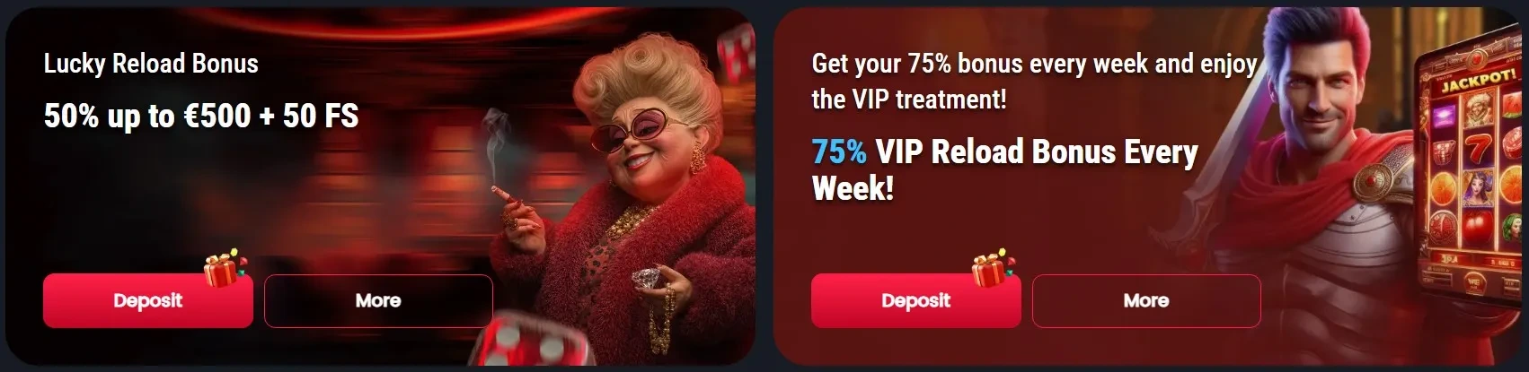 Weekly VIP Reload Bonus